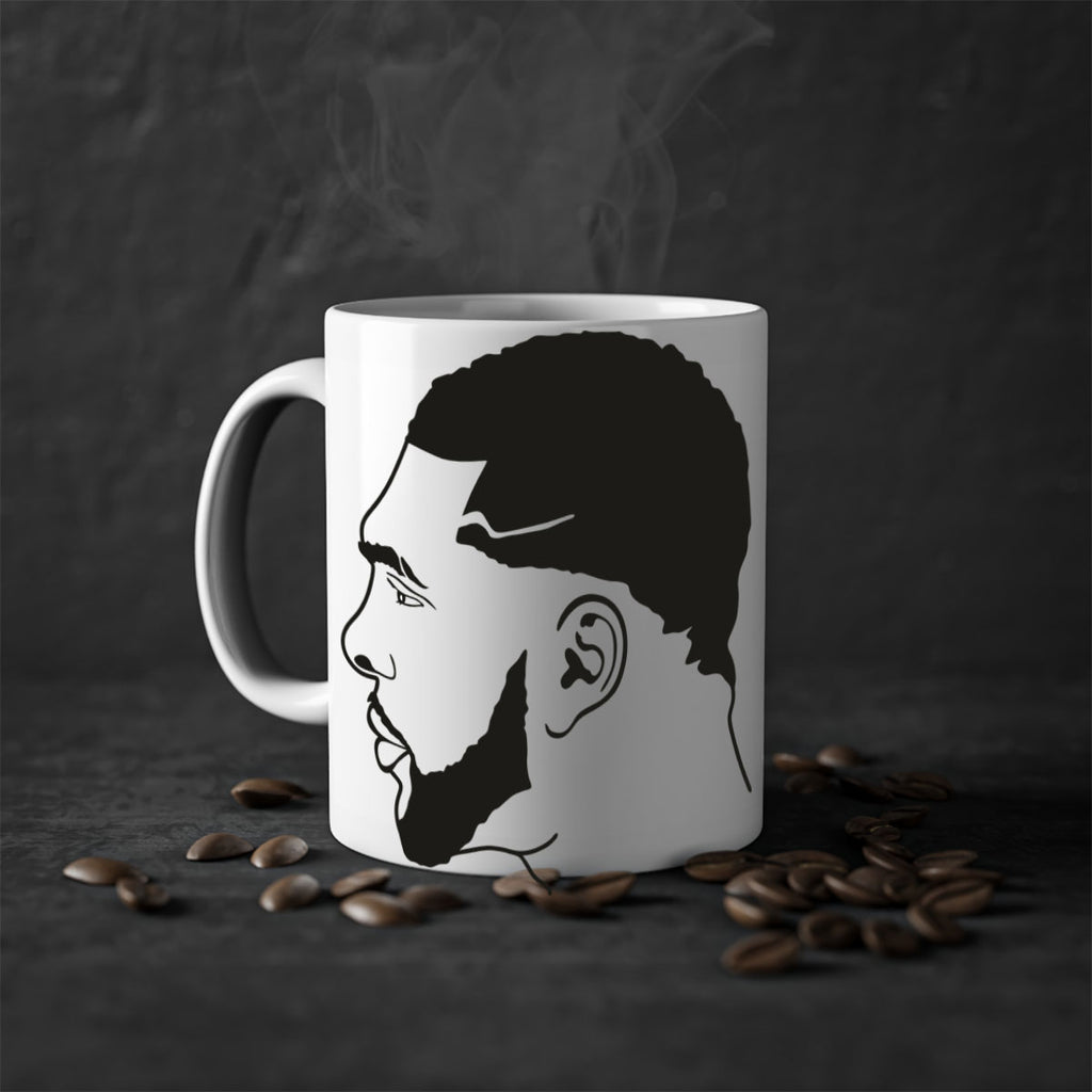 beardman 55#- Black men - Boys-Mug / Coffee Cup