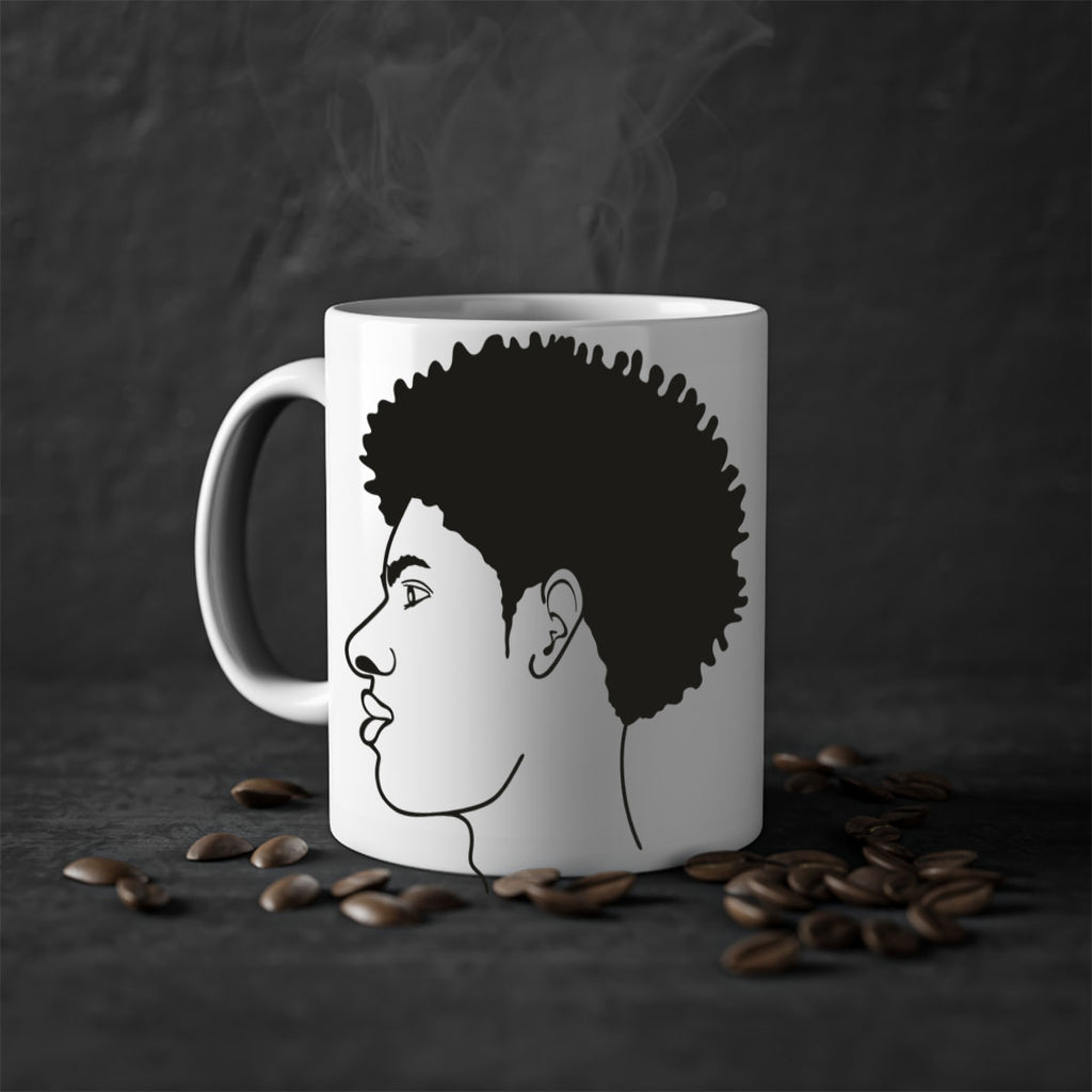 beardman 58#- Black men - Boys-Mug / Coffee Cup