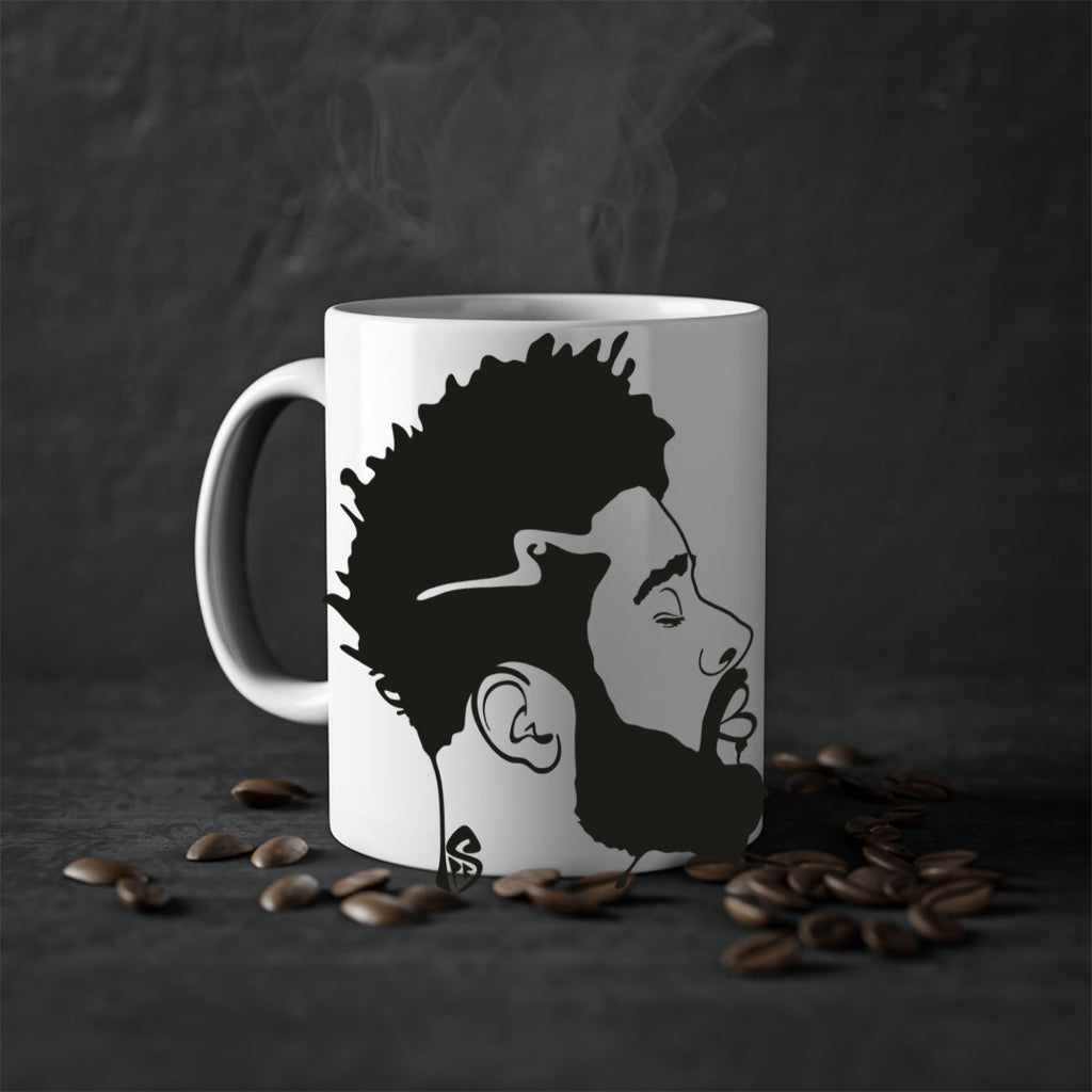 beardman 59#- Black men - Boys-Mug / Coffee Cup