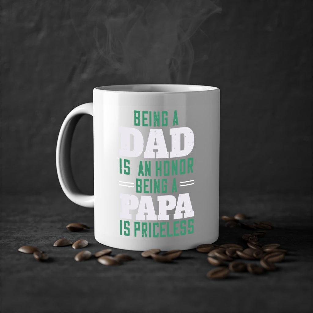 being a dadis an honor being a papa 50#- grandpa-Mug / Coffee Cup