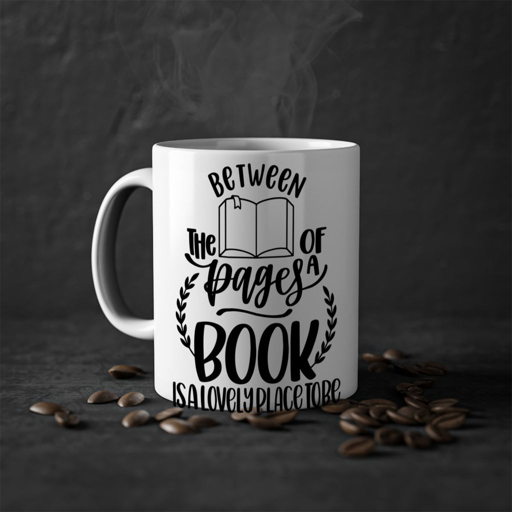 between the pages of a book 52#- Reading - Books-Mug / Coffee Cup