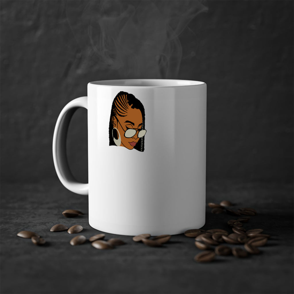 black afro 39#- Black women - Girls-Mug / Coffee Cup