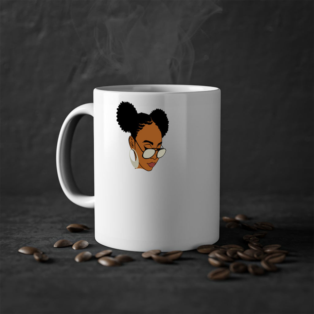 black afro 41#- Black women - Girls-Mug / Coffee Cup