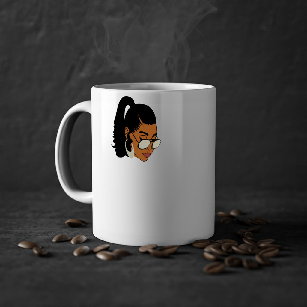 black afro 42#- Black women - Girls-Mug / Coffee Cup