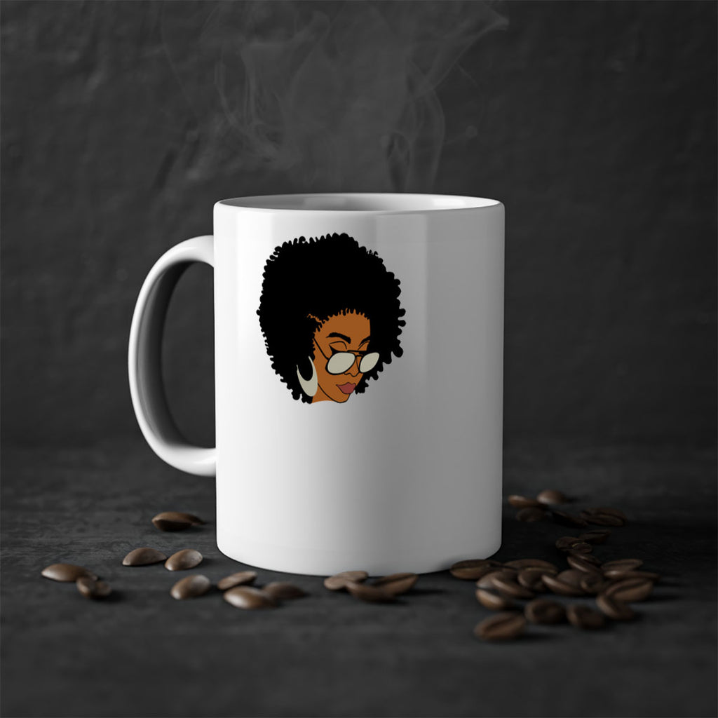 black afro 46#- Black women - Girls-Mug / Coffee Cup