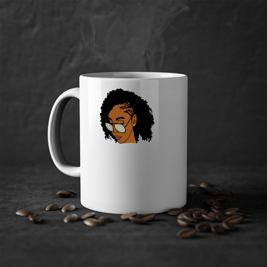 black afro 47#- Black women - Girls-Mug / Coffee Cup