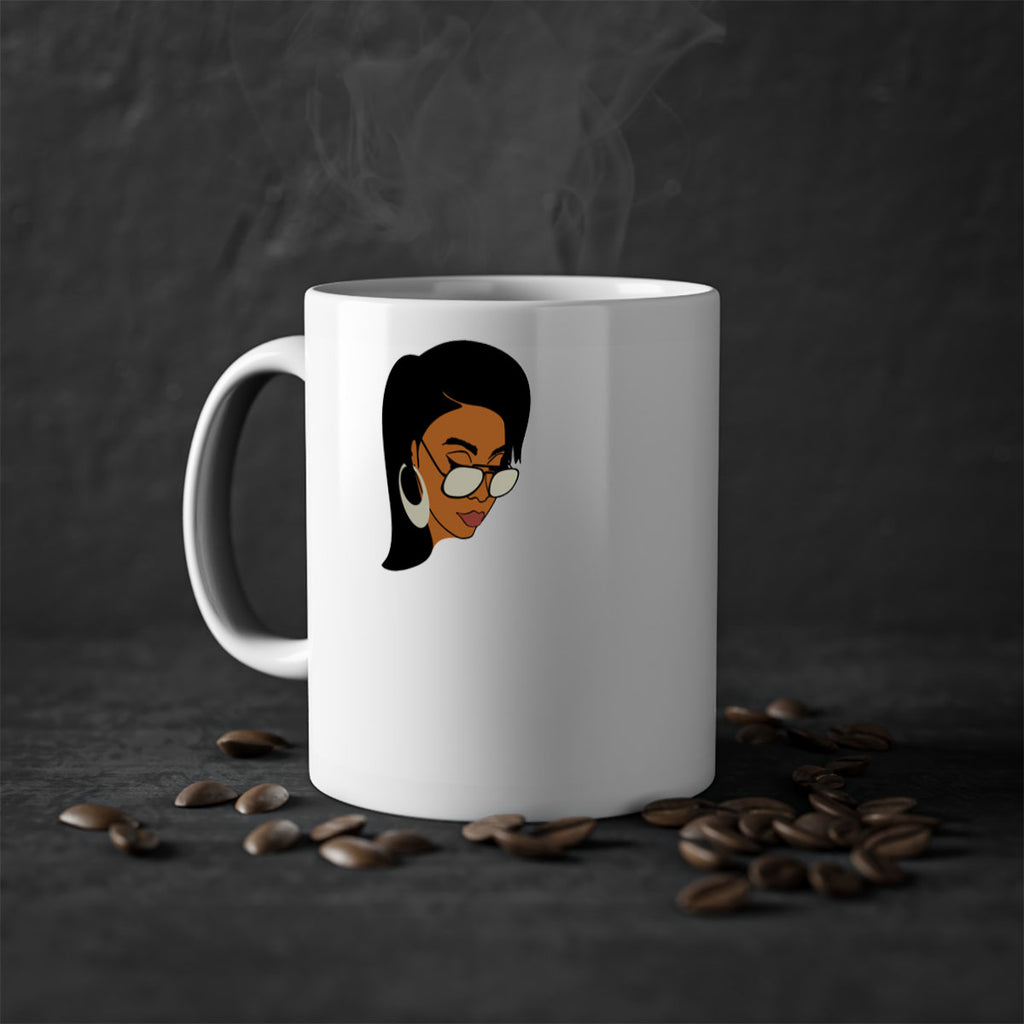 black afro 48#- Black women - Girls-Mug / Coffee Cup