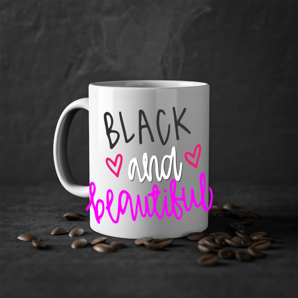 black and beautiful color 252#- black words - phrases-Mug / Coffee Cup