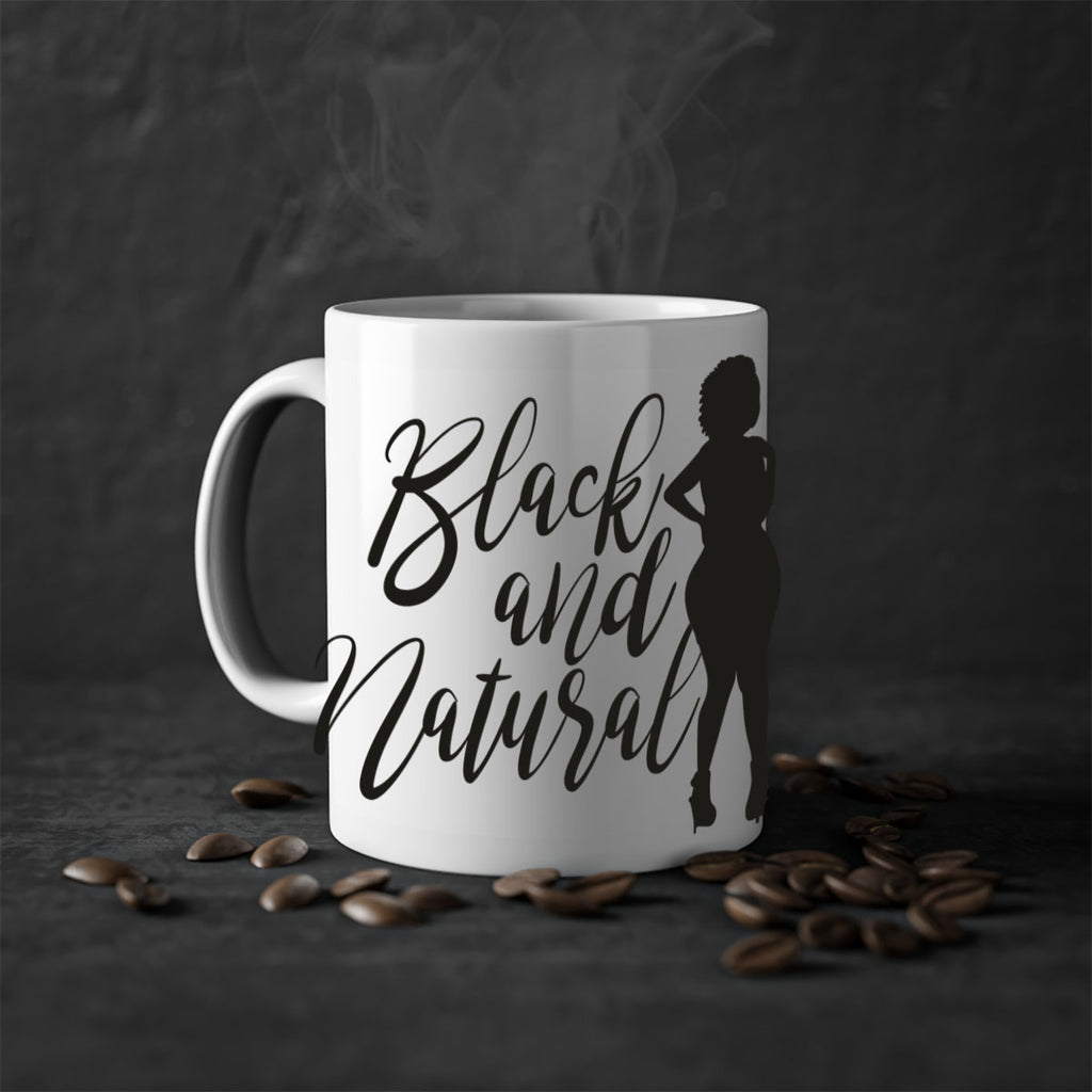 black and natural 22#- Black women - Girls-Mug / Coffee Cup