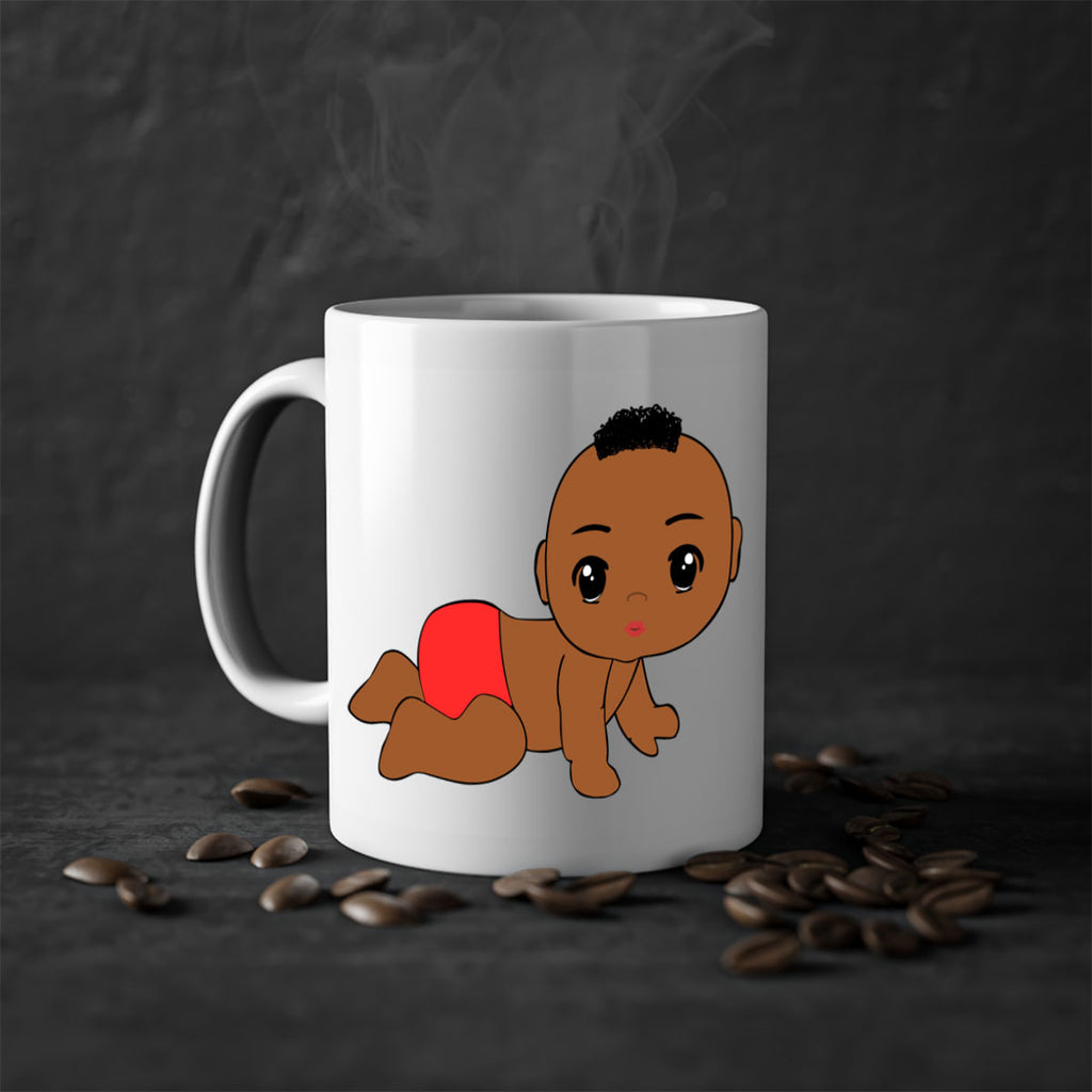 black baby boy 5#- Black men - Boys-Mug / Coffee Cup