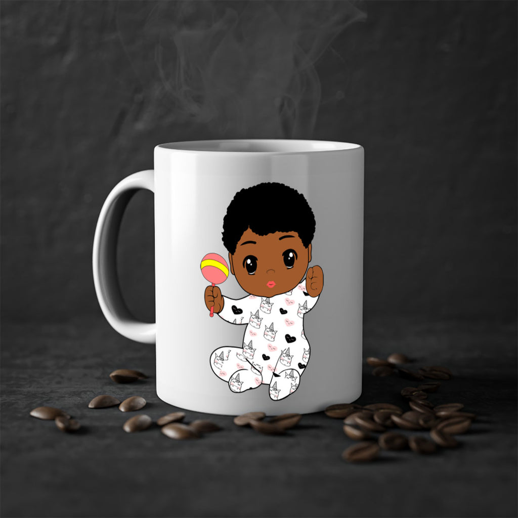 black baby boy 7#- Black men - Boys-Mug / Coffee Cup