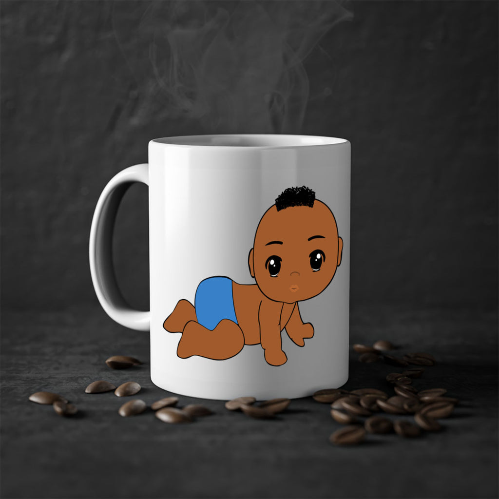 black baby boy 9#- Black men - Boys-Mug / Coffee Cup