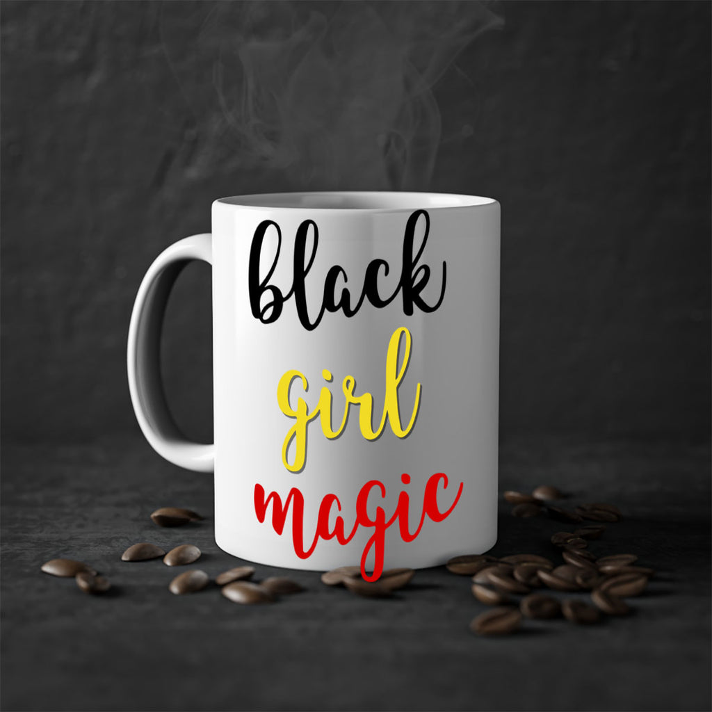 black girl magic color 246#- black words - phrases-Mug / Coffee Cup