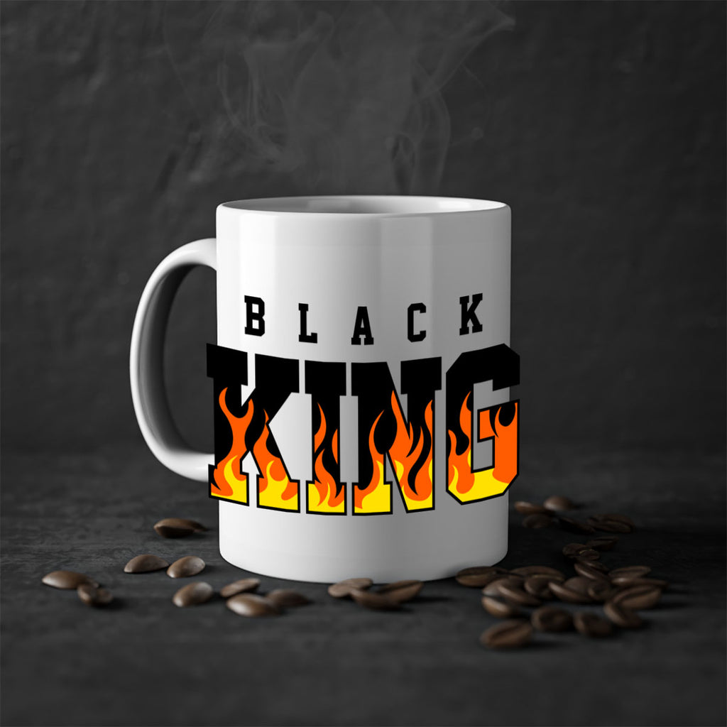black king flames 232#- black words - phrases-Mug / Coffee Cup