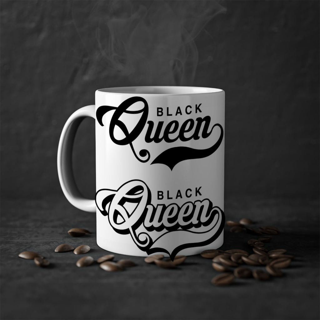 black queen 195#- black words - phrases-Mug / Coffee Cup