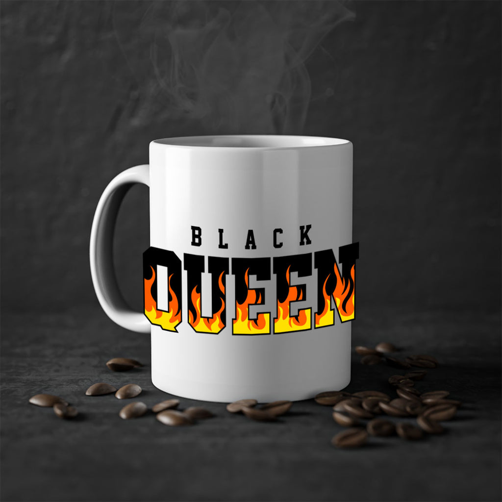 black queen flames 220#- black words - phrases-Mug / Coffee Cup