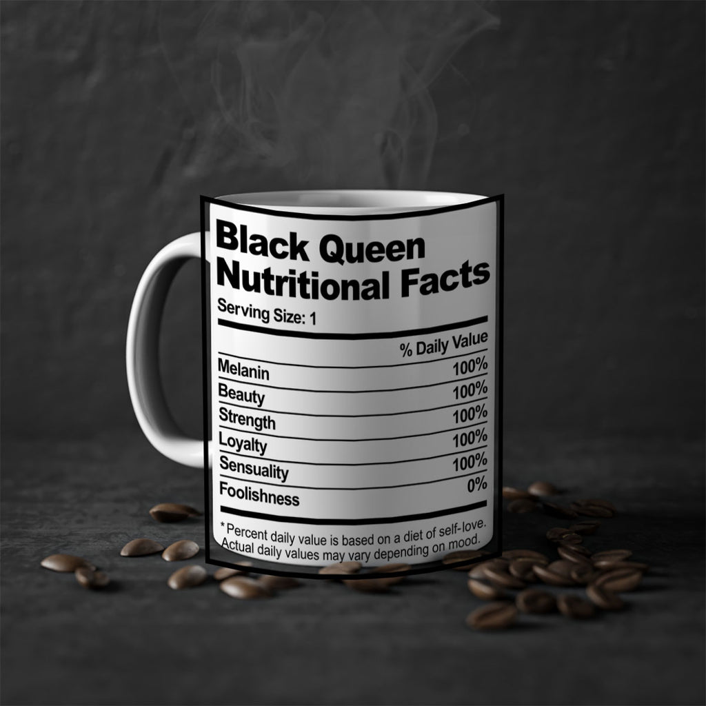 black queen nutritional facts 219#- black words - phrases-Mug / Coffee Cup