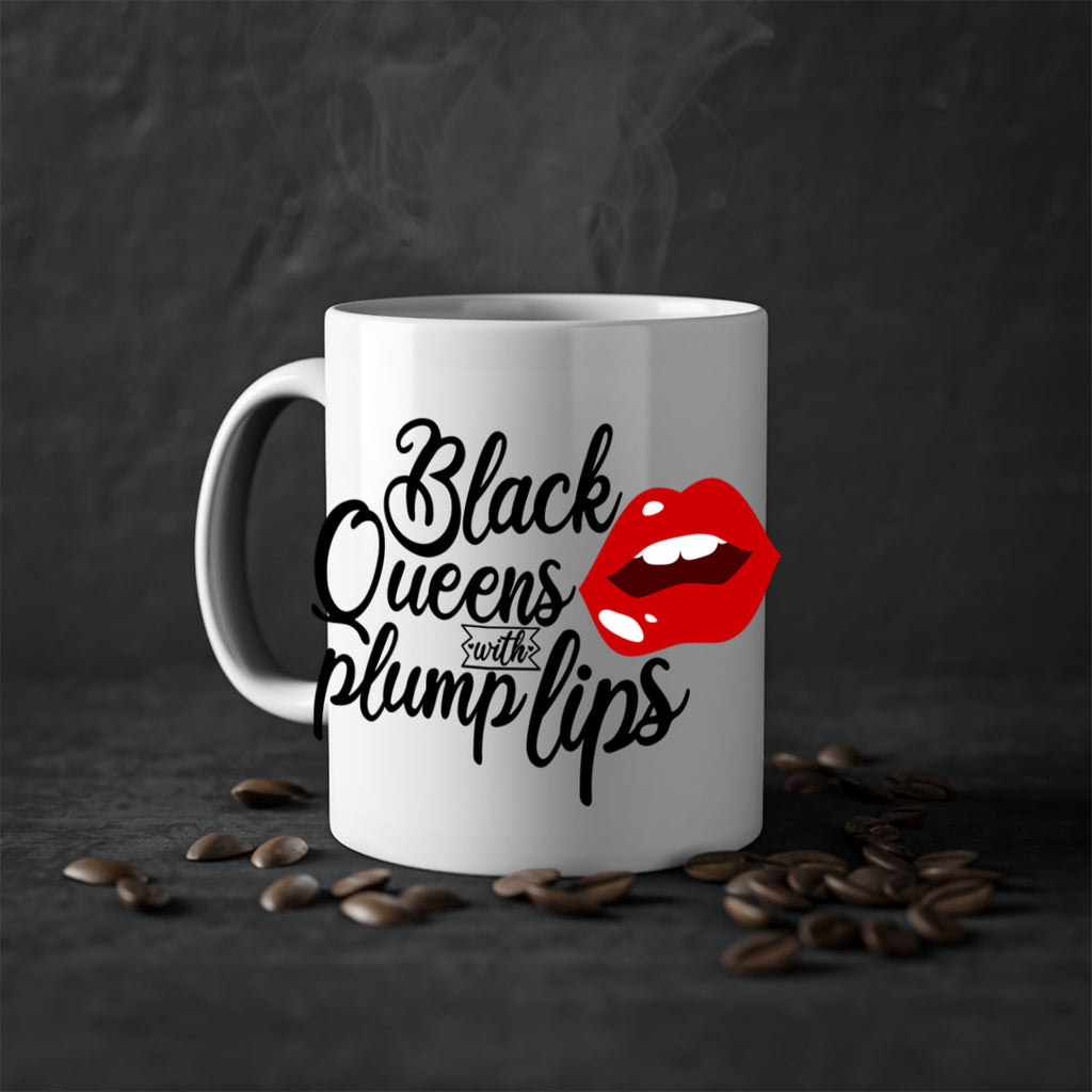 black queens plump lips Style 54#- Black women - Girls-Mug / Coffee Cup