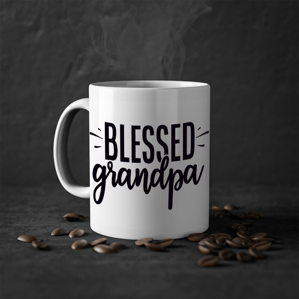 blessed grandpa 74#- grandpa-Mug / Coffee Cup