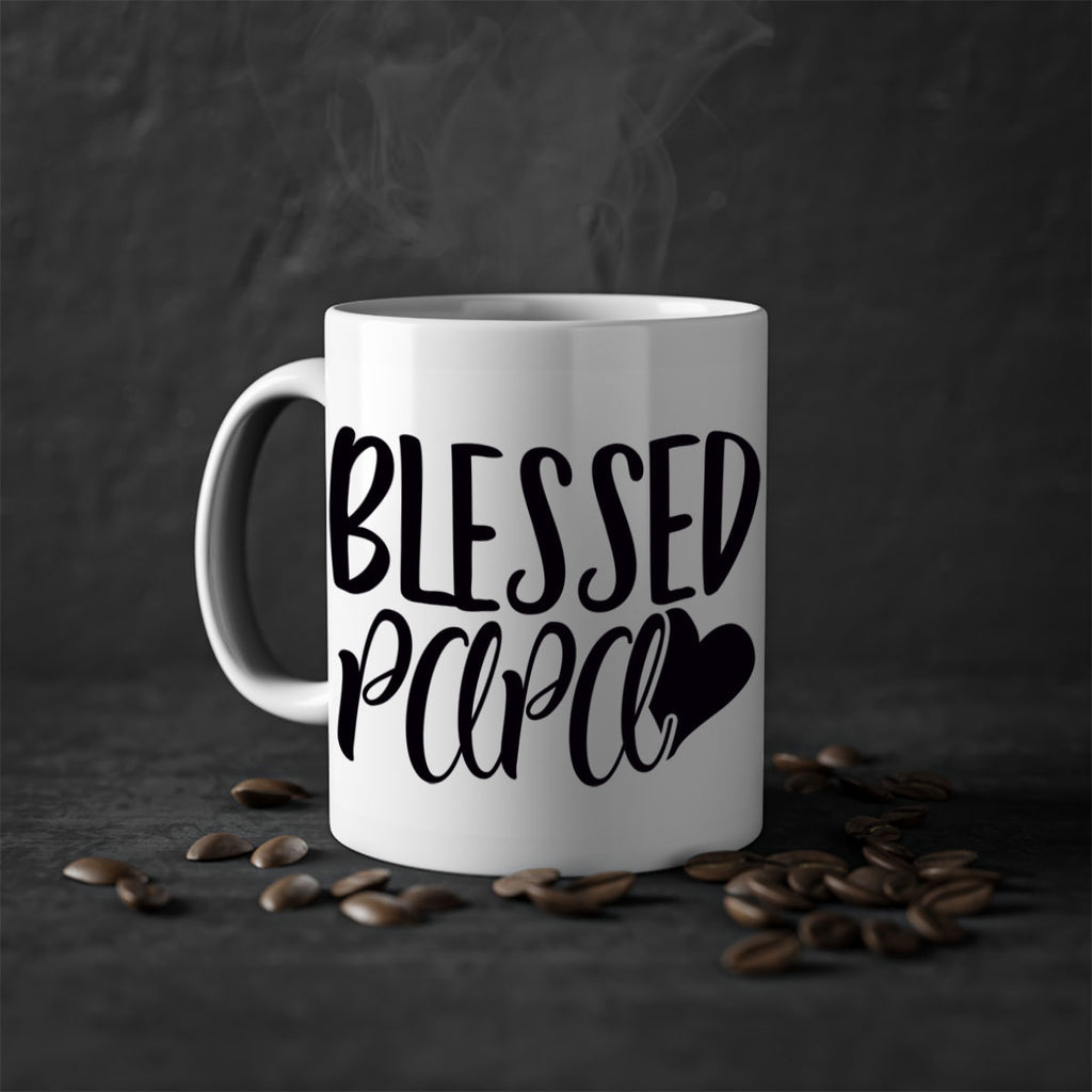 blessed papa 70#- grandpa-Mug / Coffee Cup