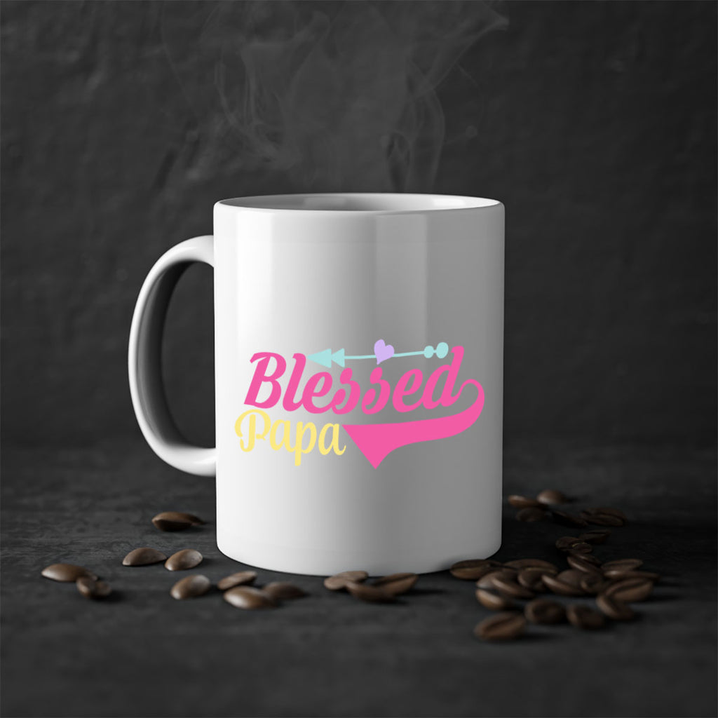 blessed papa 73#- grandpa-Mug / Coffee Cup