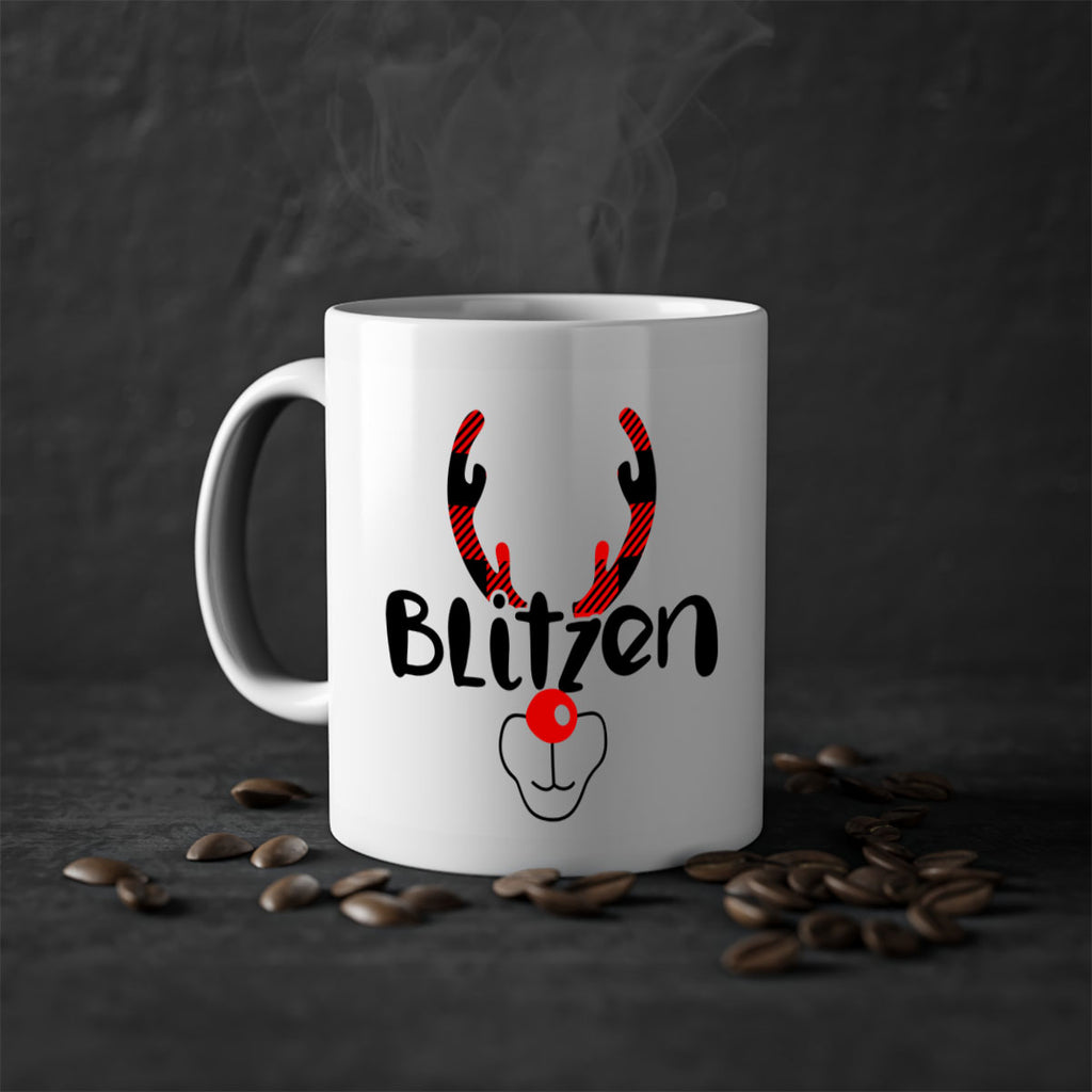 blitzen reindeer style 52#- christmas-Mug / Coffee Cup