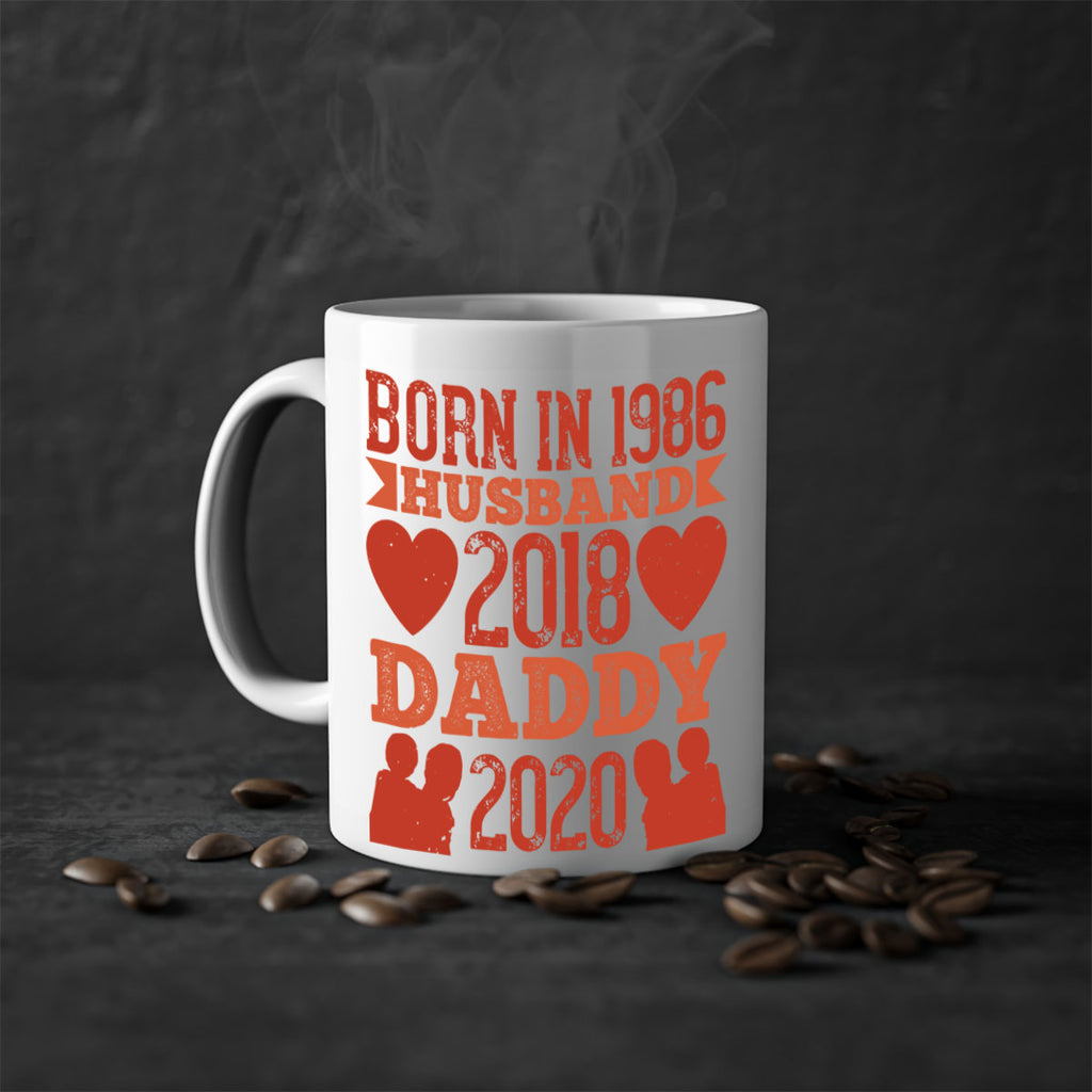 born in husband daddy 123#- fathers day-Mug / Coffee Cup