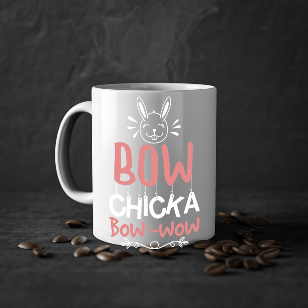 bow chicka bow wow 100#- easter-Mug / Coffee Cup