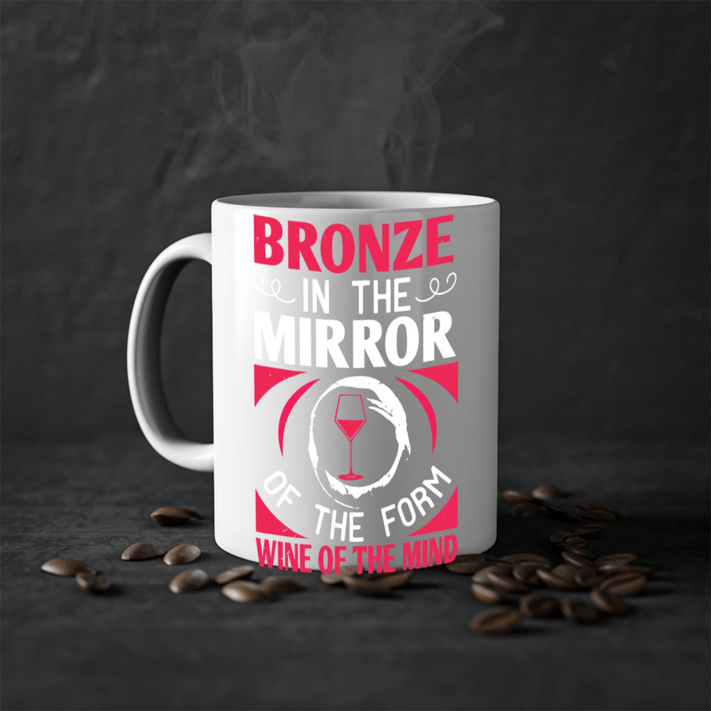 bronze in the mirror of the form wine of the mind 100#- wine-Mug / Coffee Cup