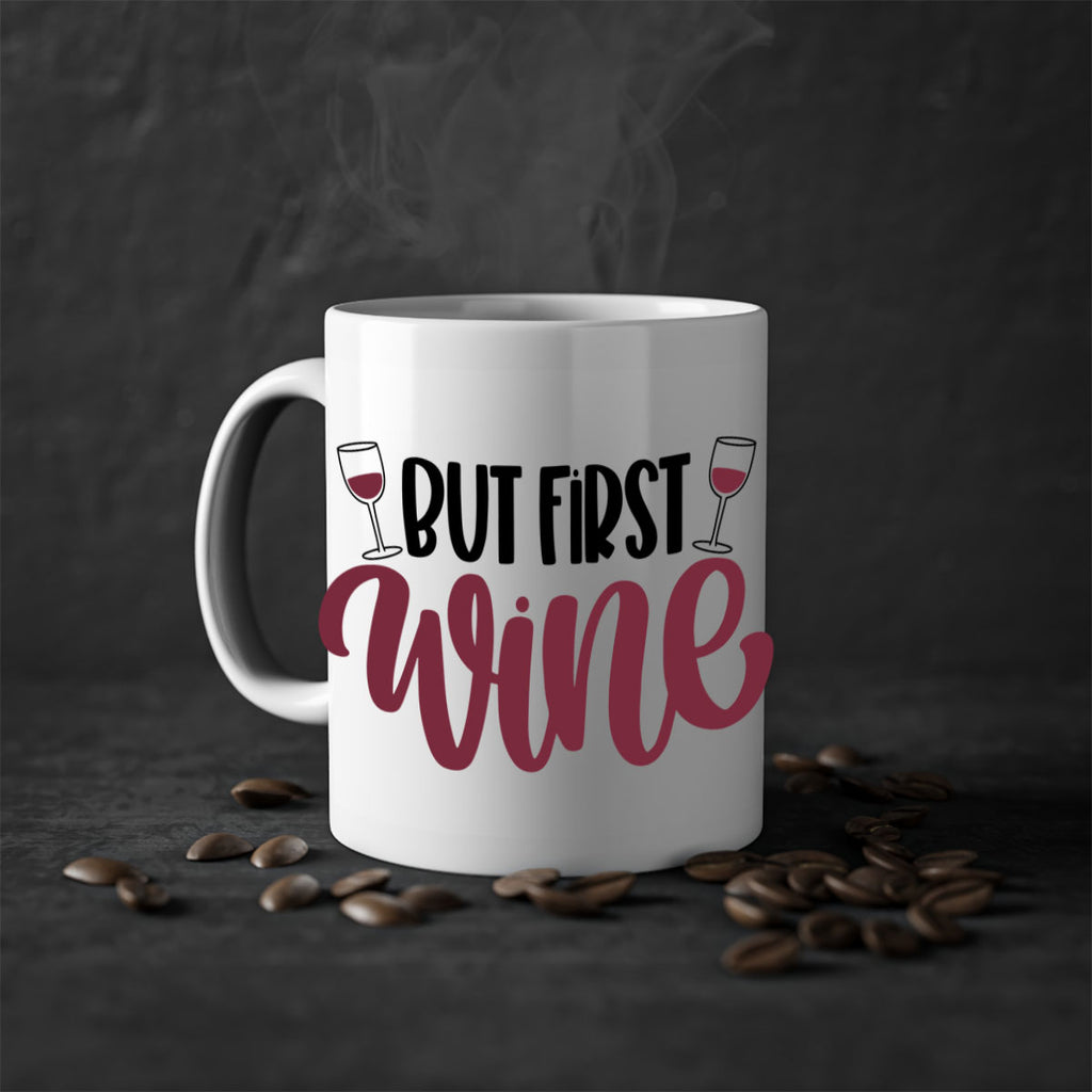 but first wine 63#- wine-Mug / Coffee Cup