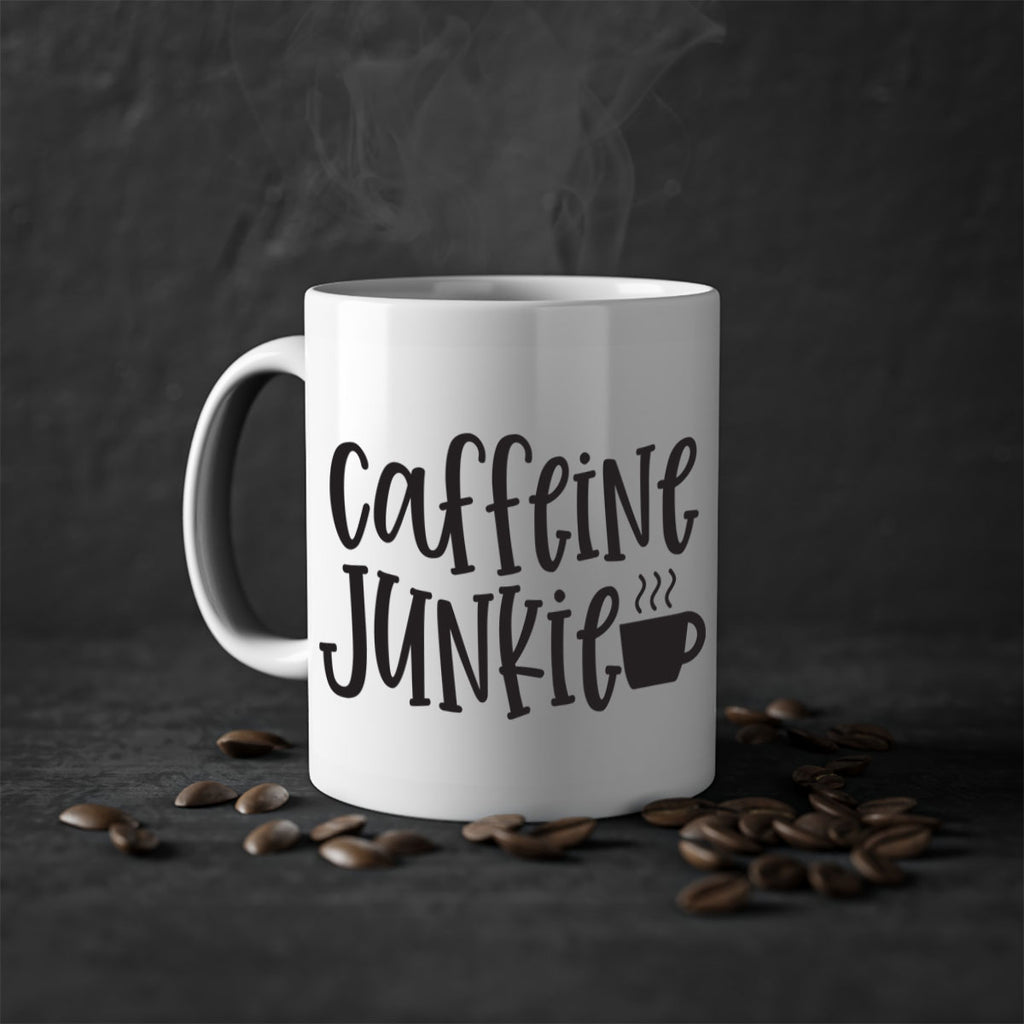 caffeine junkie 412#- mom-Mug / Coffee Cup