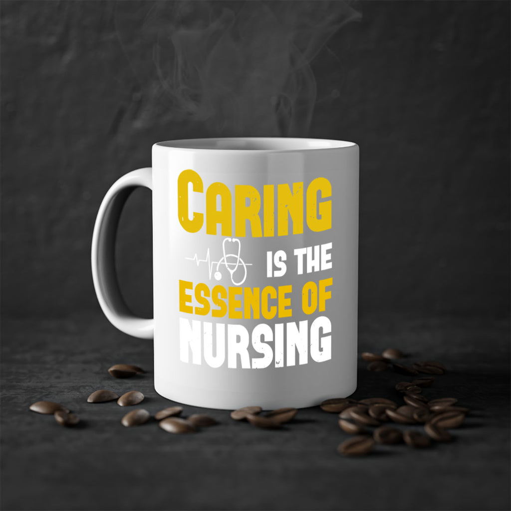 caring is the essence of Style 250#- nurse-Mug / Coffee Cup