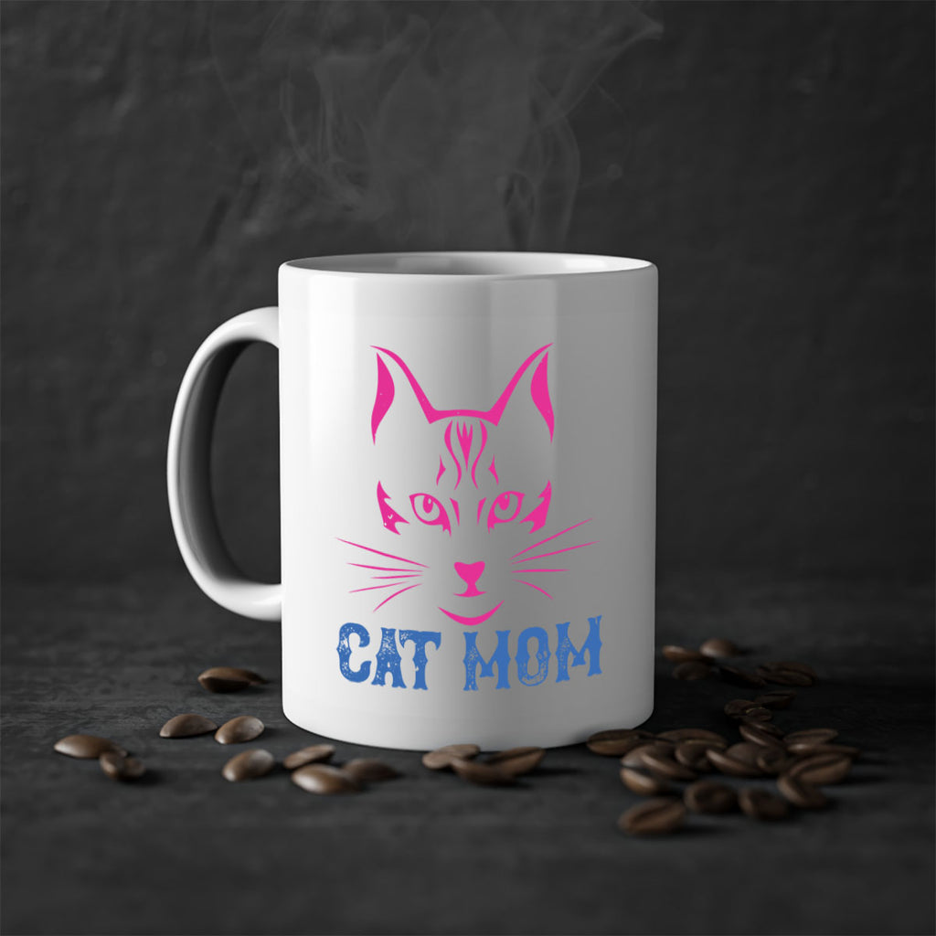 cat mom 195#- mom-Mug / Coffee Cup