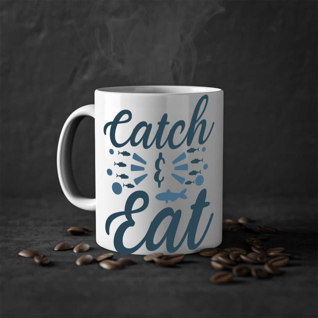 catch eat 173#- fishing-Mug / Coffee Cup