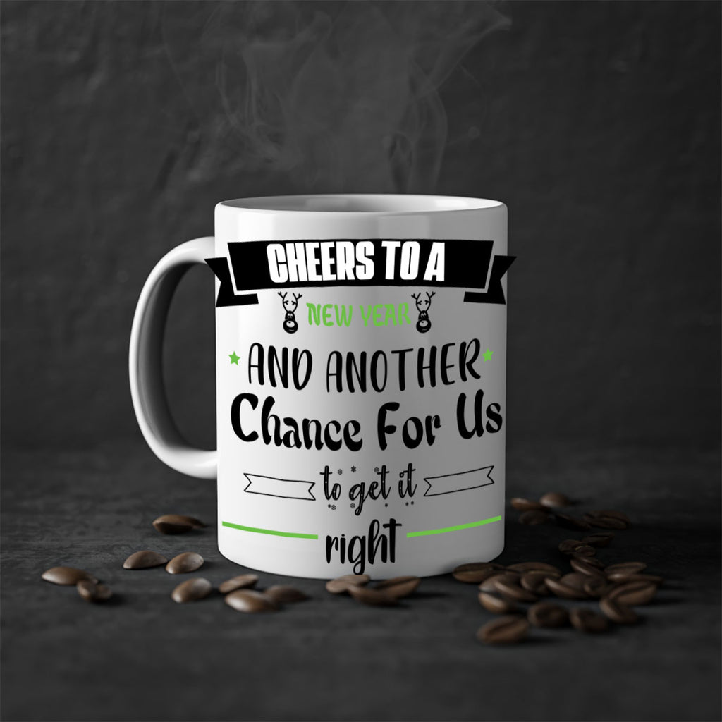 cheers to a new year and another chance for us to get it right style 88#- christmas-Mug / Coffee Cup