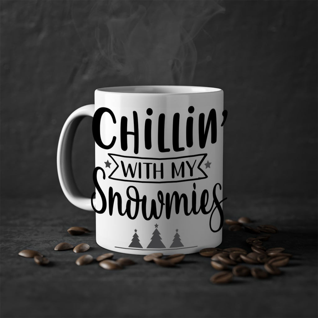 chillin with my snowmies style 90#- christmas-Mug / Coffee Cup