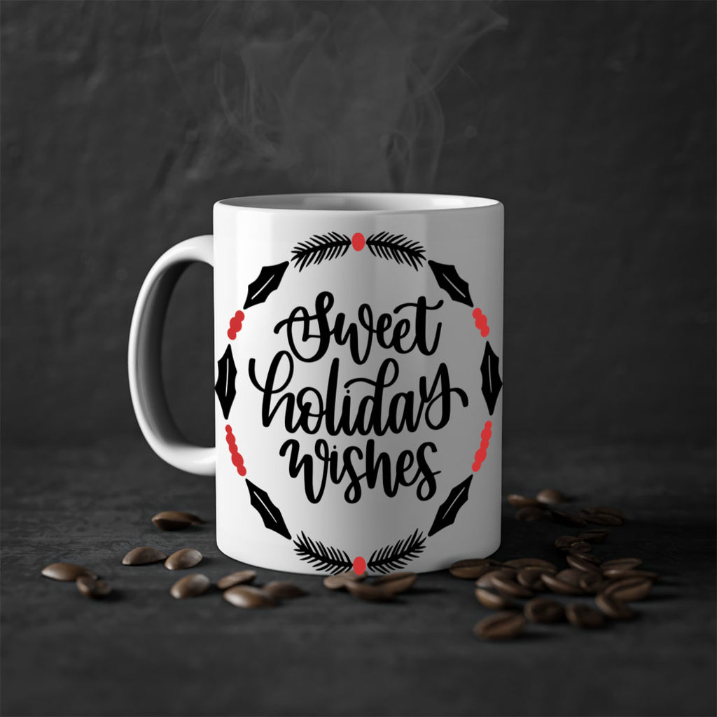 christmas ornamentssweet holiday wishes 172#- christmas-Mug / Coffee Cup