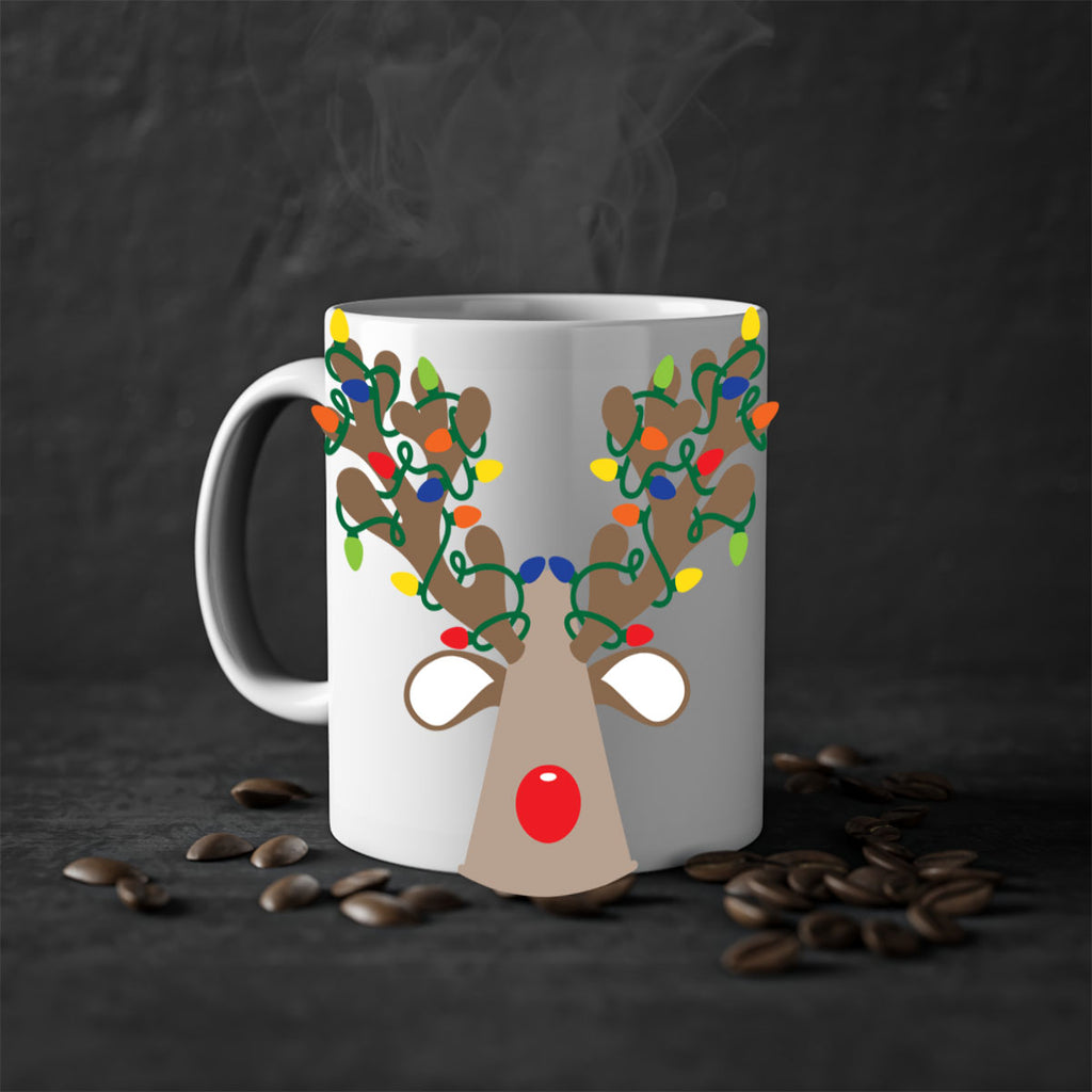 christmas reindeer antler cheer style 116#- christmas-Mug / Coffee Cup