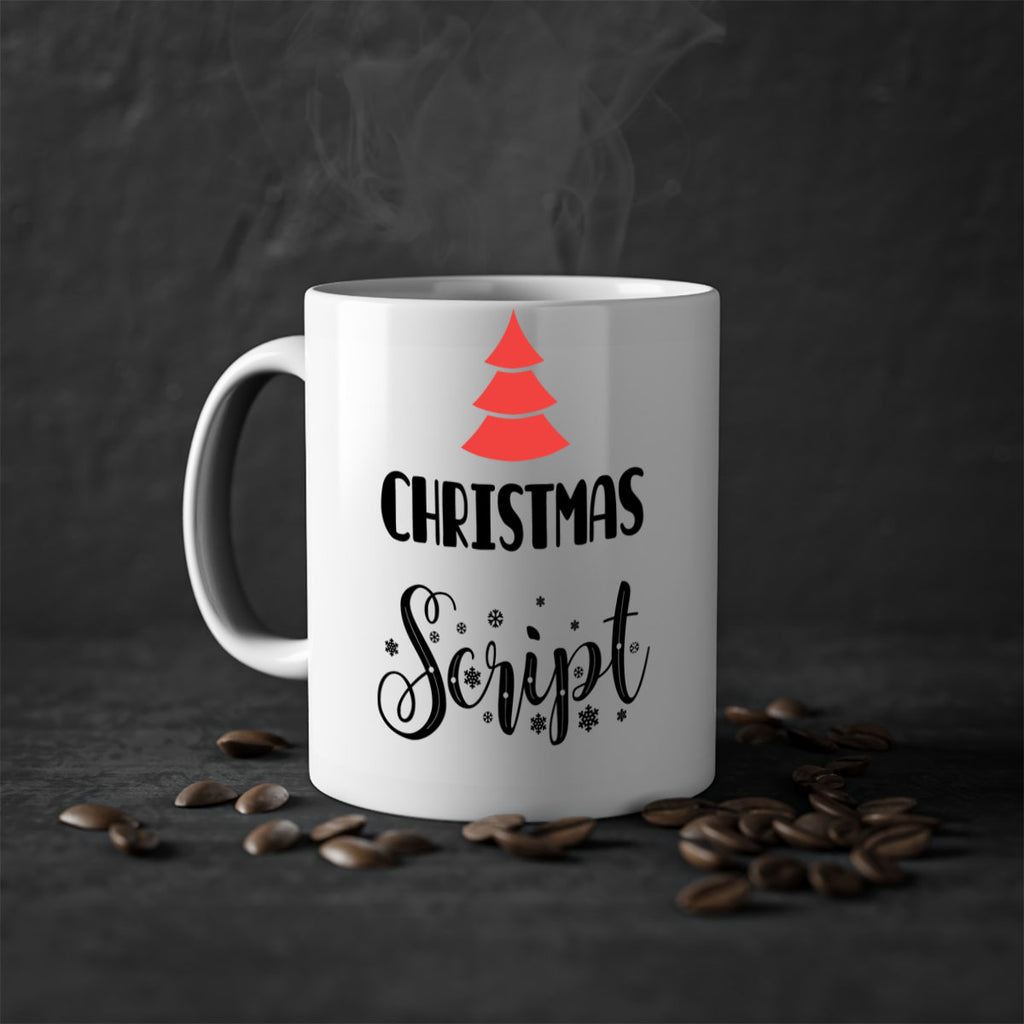 christmas script style 122#- christmas-Mug / Coffee Cup