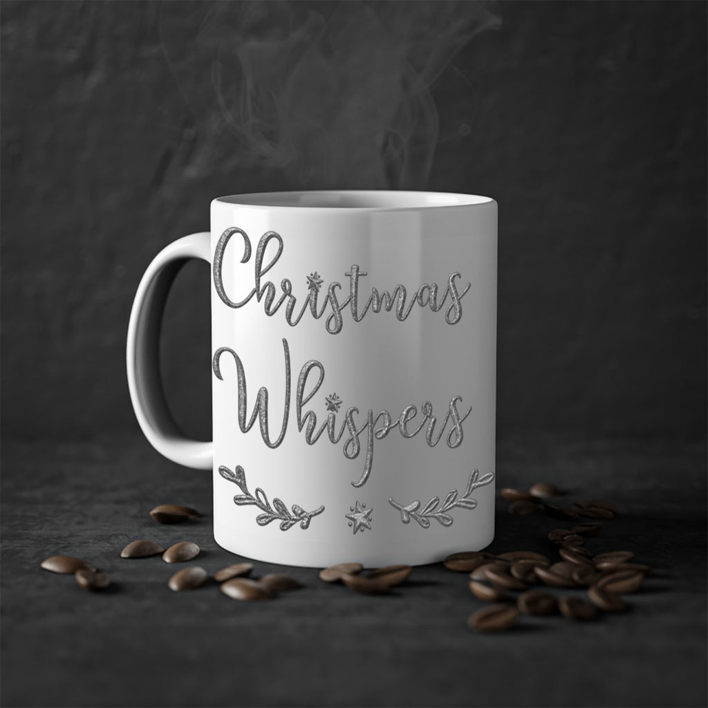 christmas whispers silver 378#- christmas-Mug / Coffee Cup