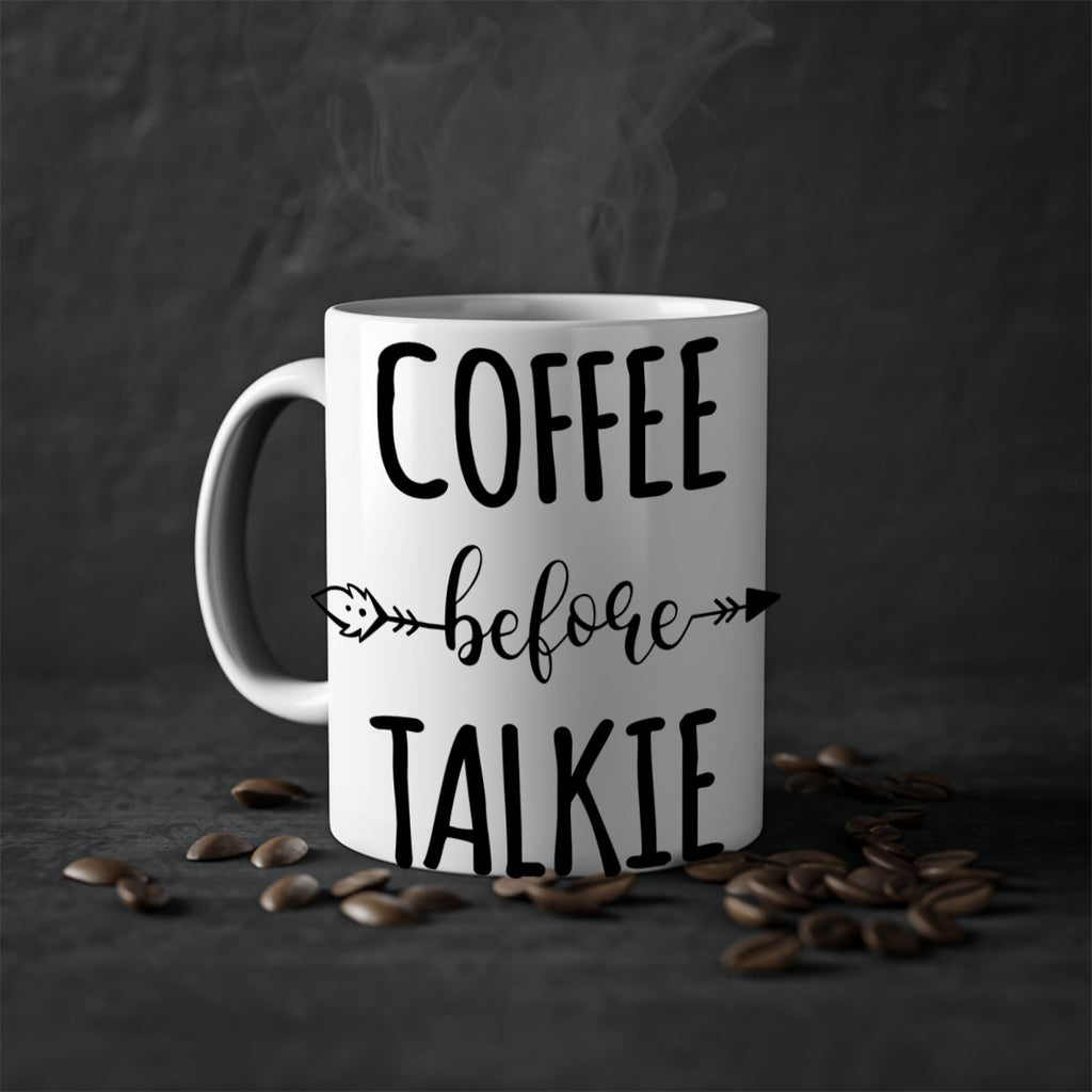 coffee before talkie 248#- coffee-Mug / Coffee Cup