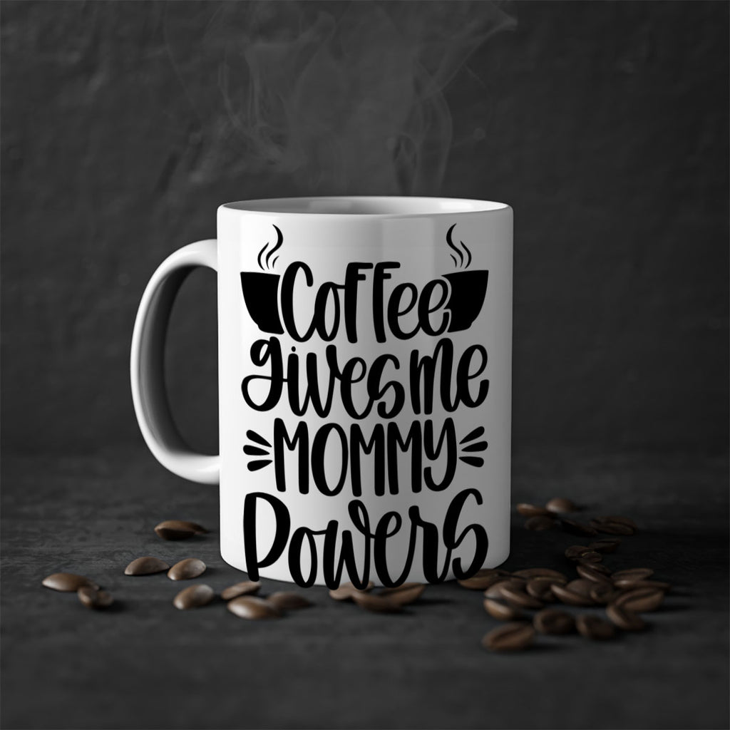 coffee gives me mommy 162#- coffee-Mug / Coffee Cup