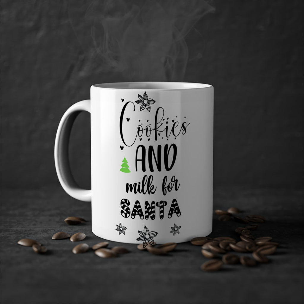 cookies and milk for santa style 137#- christmas-Mug / Coffee Cup