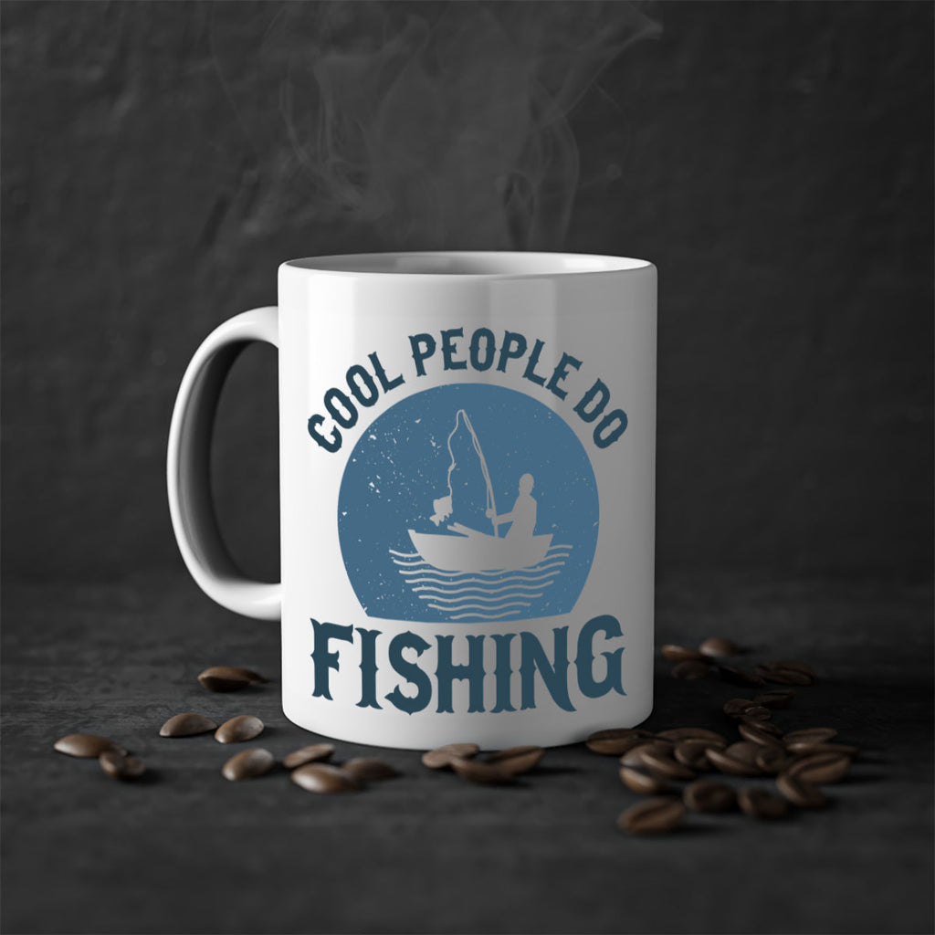 cool people do fishing 170#- fishing-Mug / Coffee Cup