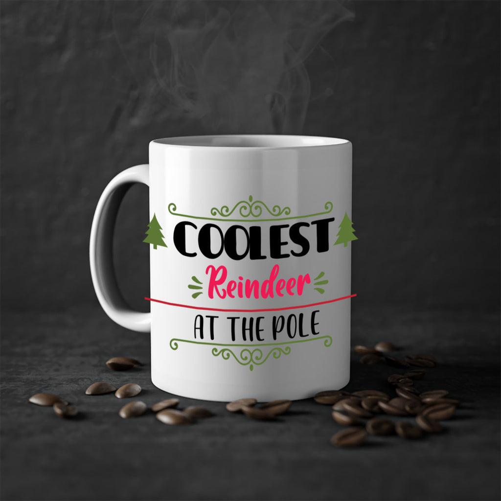 coolest reindeer at the pole style 141#- christmas-Mug / Coffee Cup