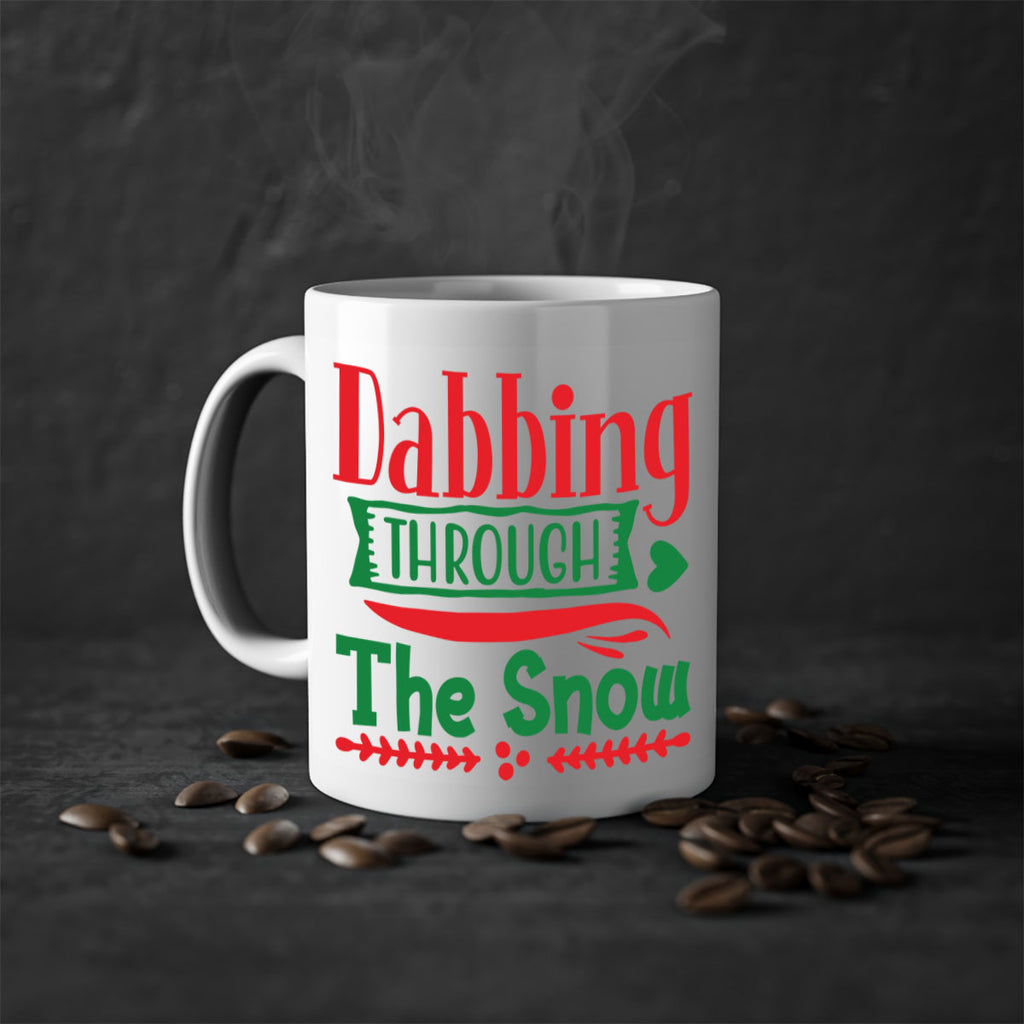 dabbing through the snow style 145#- christmas-Mug / Coffee Cup