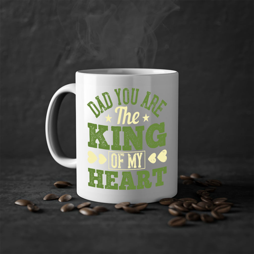 dad you are the king of my heart 253#- fathers day-Mug / Coffee Cup