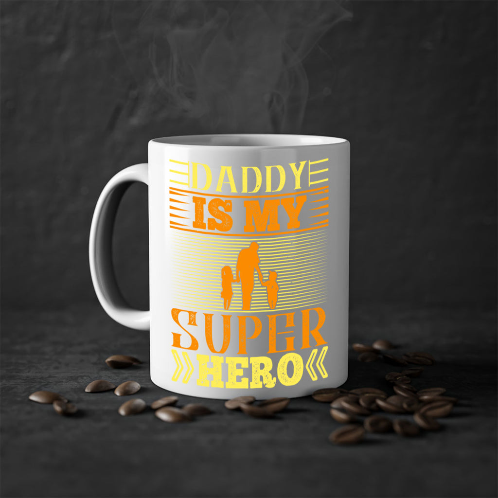 daddy is my super hero 241#- fathers day-Mug / Coffee Cup