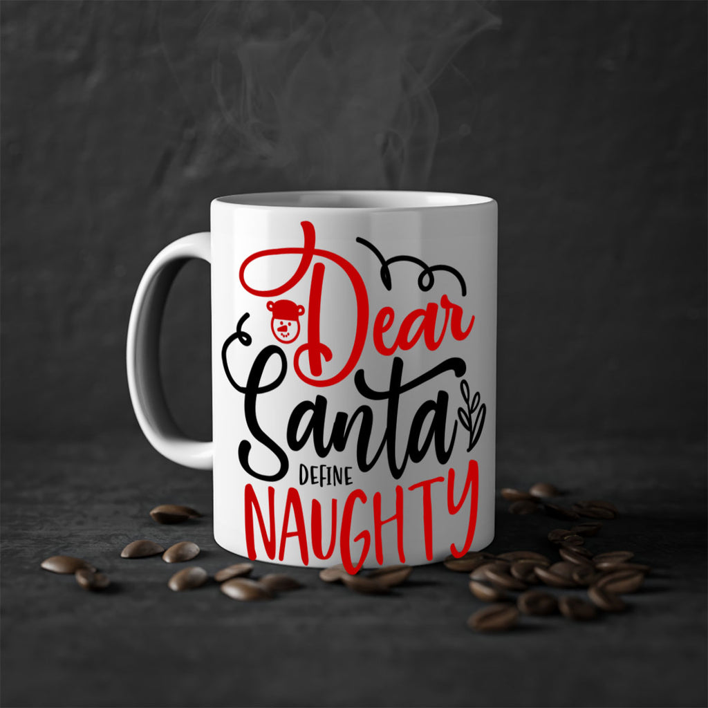 dear santa define naughty style 155#- christmas-Mug / Coffee Cup