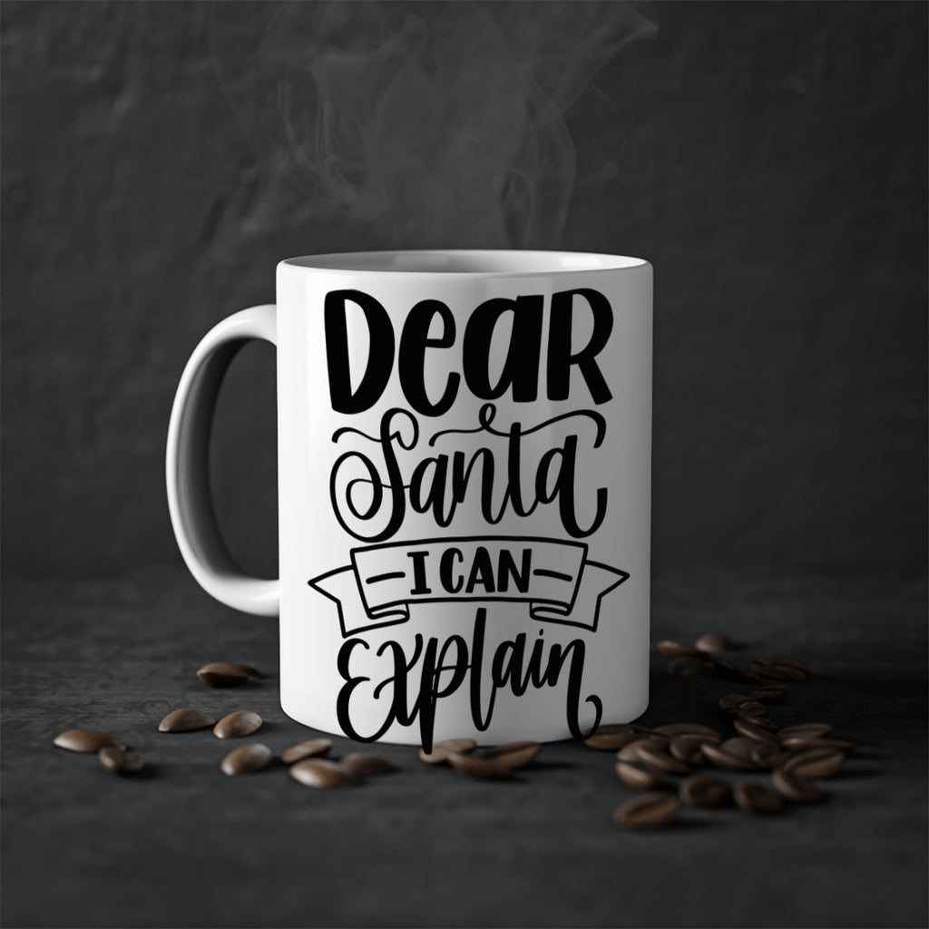 dear santa i can explain 163#- christmas-Mug / Coffee Cup